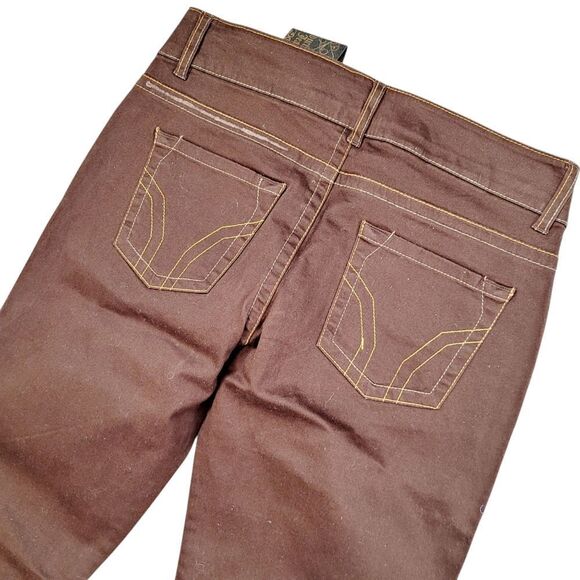 2/$20 Brand New Seductions Jeans Brown Pants Size: 3 - Picture 4 of 10